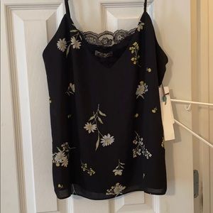 Floral Lace Cami New with Tags